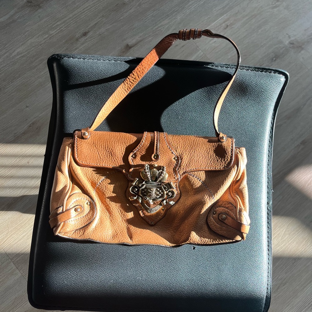 Juicy Couture Tan Leather Shoulder Bag